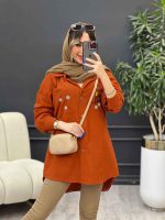 مانتو لینن تک جیب گلدوزی کد 4775 - تصویر 5