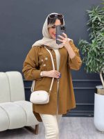 مانتو لینن تک جیب گلدوزی کد 4775 - تصویر 19