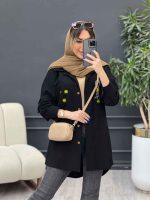 مانتو لینن تک جیب گلدوزی کد 4775 - تصویر 20