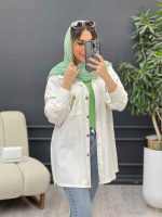 مانتو لینن تک جیب گلدوزی کد 4775 - تصویر 21