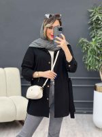 مانتو آستین پیله بغل سگک کد 4888 - تصویر 10