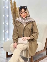 مانتو دو جیب پیله کد 5005 - تصویر 11