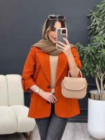 مانتو دو دکمه ثمین کد 5091 - تصویر 20