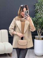 مانتو دو دکمه ثمین کد 5091 - تصویر 5