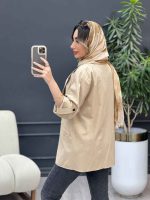 مانتو دو دکمه ثمین کد 5091 - تصویر 21