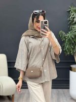 شومیز راه راه نگار کد 5066 - تصویر 26