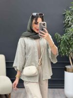 شومیز راه راه نگار کد 5066 - تصویر 24