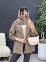مانتو لینن شش دکمه کد 5085 - تصویر 14