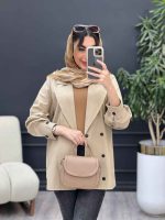 مانتو لینن شش دکمه کد 5085 - تصویر 23