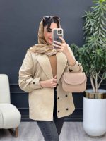 مانتو لینن شش دکمه کد 5085 - تصویر 8