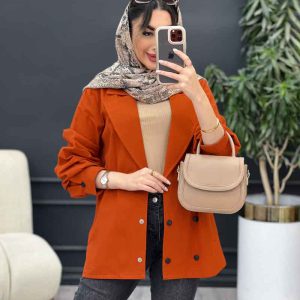 مانتو لینن شش دکمه کد 5085