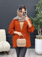 مانتو لینن شش دکمه کد 5085 - تصویر 11