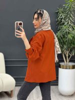 مانتو لینن شش دکمه کد 5085 - تصویر 24