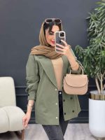 مانتو لینن شش دکمه کد 5085 - تصویر 13