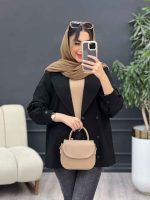 مانتو لینن شش دکمه کد 5085 - تصویر 17