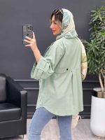 مانتو لینن پشت دو پاگن کد 4983 - تصویر 9