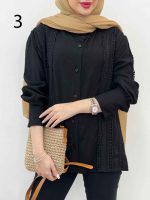 شومیز ترکیبی دانتل کد 4618 - تصویر 12