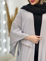 مانتو بلند بغل چاک کد 5065 - تصویر 11