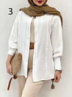 شومیز ترکیبی دانتل کد 4618 - تصویر 9