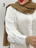 شومیز ترکیبی دانتل کد 4618 - تصویر 13
