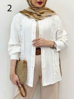 شومیز ترکیبی دانتل کد 4618 - تصویر 15