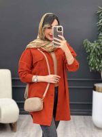 مانتو برش دار دو جیب سلما کد 5050 - تصویر 11