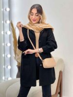 مانتو دو جیب برش دار سرو کد 5098 - تصویر 4