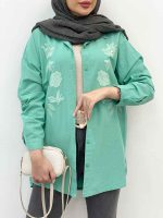 مانتو گلدوزی گلناز کد 5101 - تصویر 5