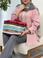 مانتو گلدوزی گلناز کد 5101 - تصویر 6