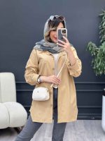مانتو بغل سه دکمه سروناز کد 5089 - تصویر 11