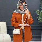 مانتو بغل سه دکمه سروناز کد 5089
