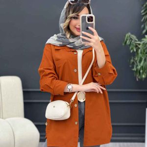 مانتو بغل سه دکمه سروناز کد 5089