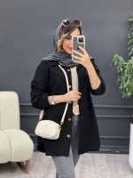 مانتو بغل سه دکمه سروناز کد 5089 - تصویر 19