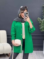 مانتو بغل سه دکمه سروناز کد 5089 - تصویر 20