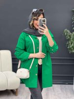 مانتو بغل سه دکمه سروناز کد 5089 - تصویر 18