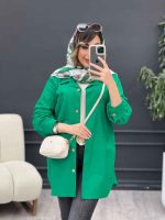 مانتو بغل سه دکمه سروناز کد 5089 - تصویر 23