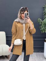مانتو بغل سه دکمه سروناز کد 5089 - تصویر 16