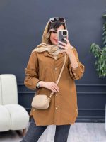 مانتو بغل سه دکمه سروناز کد 5089 - تصویر 24