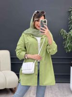 مانتو بغل سه دکمه سروناز کد 5089 - تصویر 2