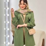 مانتو دو جیب پاکتی پیله دار کد 4972