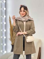 مانتو جین رنگی پایین گت آوا کد 4979 - تصویر 18