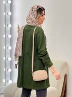 مانتو جین رنگی پایین گت آوا کد 4979 - تصویر 16