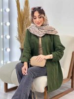 مانتو جین رنگی پایین گت آوا کد 4979 - تصویر 5