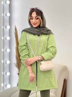 مانتو جین رنگی پایین گت آوا کد 4979 - تصویر 2