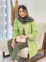 مانتو جین رنگی پایین گت آوا کد 4979 - تصویر 8
