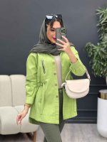 مانتو جیب زیپ سگک دار کد 4973 - تصویر 17