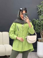 مانتو جیب زیپ سگک دار کد 4973 - تصویر 19
