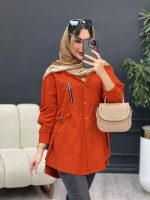 مانتو جیب زیپ سگک دار کد 4973 - تصویر 13