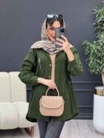 مانتو جیب زیپ سگک دار کد 4973 - تصویر 14