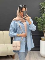 مانتو جیب زیپ سگک دار کد 4973 - تصویر 10